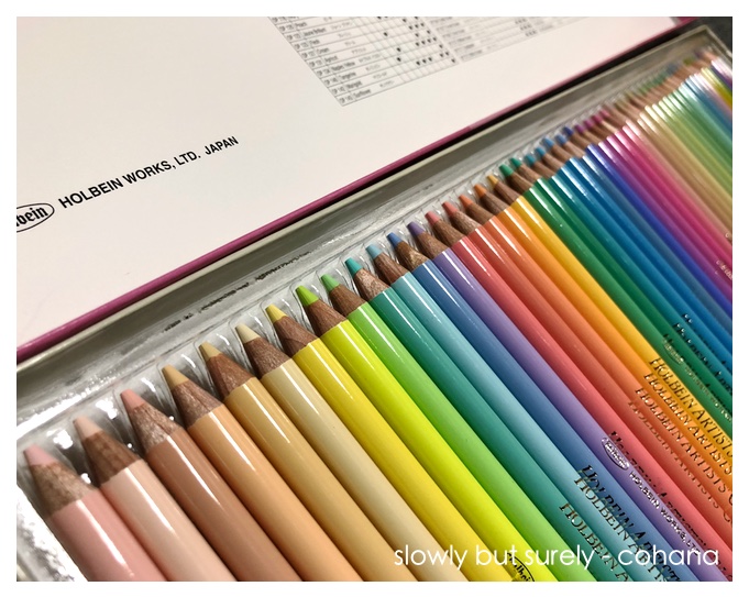 人気激安 ホルベイン アーチスト色鉛筆 パステルカラー50色セット 
